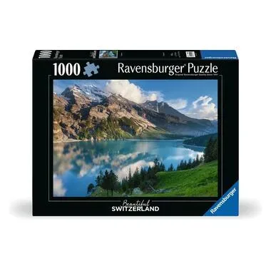 Ravensburger - Puzzle Oeschinensee, 1000 Teile, Multicolor