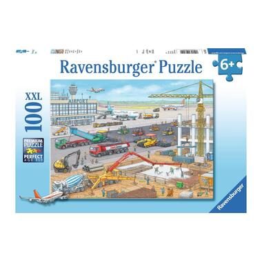Puzzle Baustelle am Flughafen