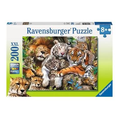 Puzzle Schmusende Raubkatzen