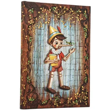 PAPERBLANKS Notizbuch liniert Midi PB1528-5 Pinocchio 72 Blatt