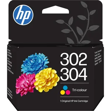 HP H302color Druckerpatronen color - HP No. 302 color, No. 304 color, B7RT6AE für z.B. HP Envy 4524 e-All-in-One, HP OfficeJet 5232, HP DeskJet 3632