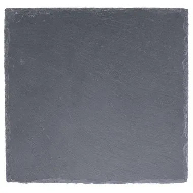 GLOREX Schiefer Untersetzer 10x10cm 62013120 Quadrat