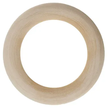 Glorex Holzringe Shima Wood | 40 × 7 mm | 6 Stück