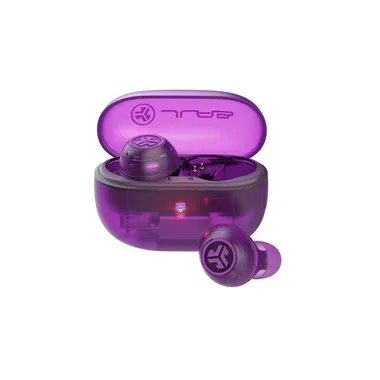 JLAB Go Pop ANC Earbuds IEUEBGOANCRTRAPUR124 True Wirel.Transparent Purple