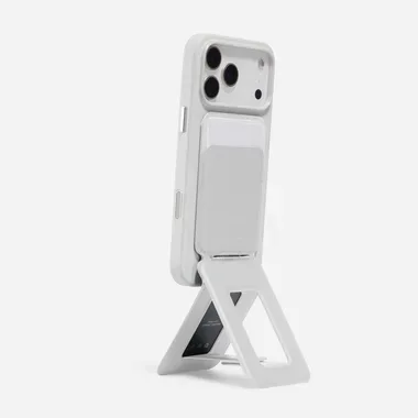 MOFT Snap Tripod Stand und Wallet MOVAS Misty Cove Stativständer & Etui – Handyhülle/Handy Tasche – weiss