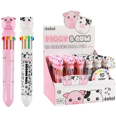 ROOST Multicolorstift Sau & Kuh XL2370G 10 Farben