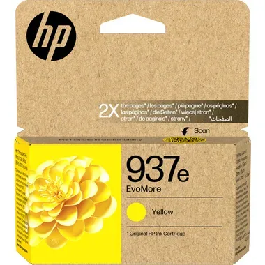 HP Tintenpatrone 937e yellow 4S6W8NE#LS1 OfficeJet 9110b/9120 1650 S.