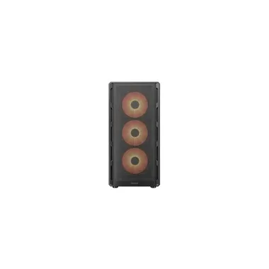 Cougar 382GA50.0003 Midi-Tower PC-Gehäuse Schwarz 4 vorinstallierte Lüfter, Seitenfenster, Integrierte Beleuchtung