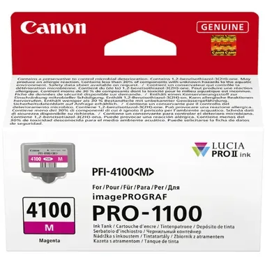 Canon C4100M Druckerpatronen M - Canon PFI-4100M für z.B. Canon imagePROGRAF Pro -1100, Canon imagePROGRAF Pro -1100 GB