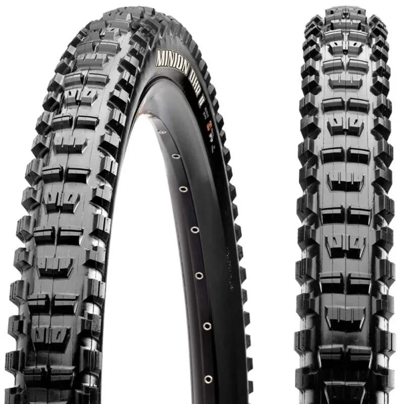 Maxxis Minion DHR II EXO TR 3C Terra E-25 29 x 2.40 WT Fahrradreifen Schwarz, Herren, Größe: ONE SIZE