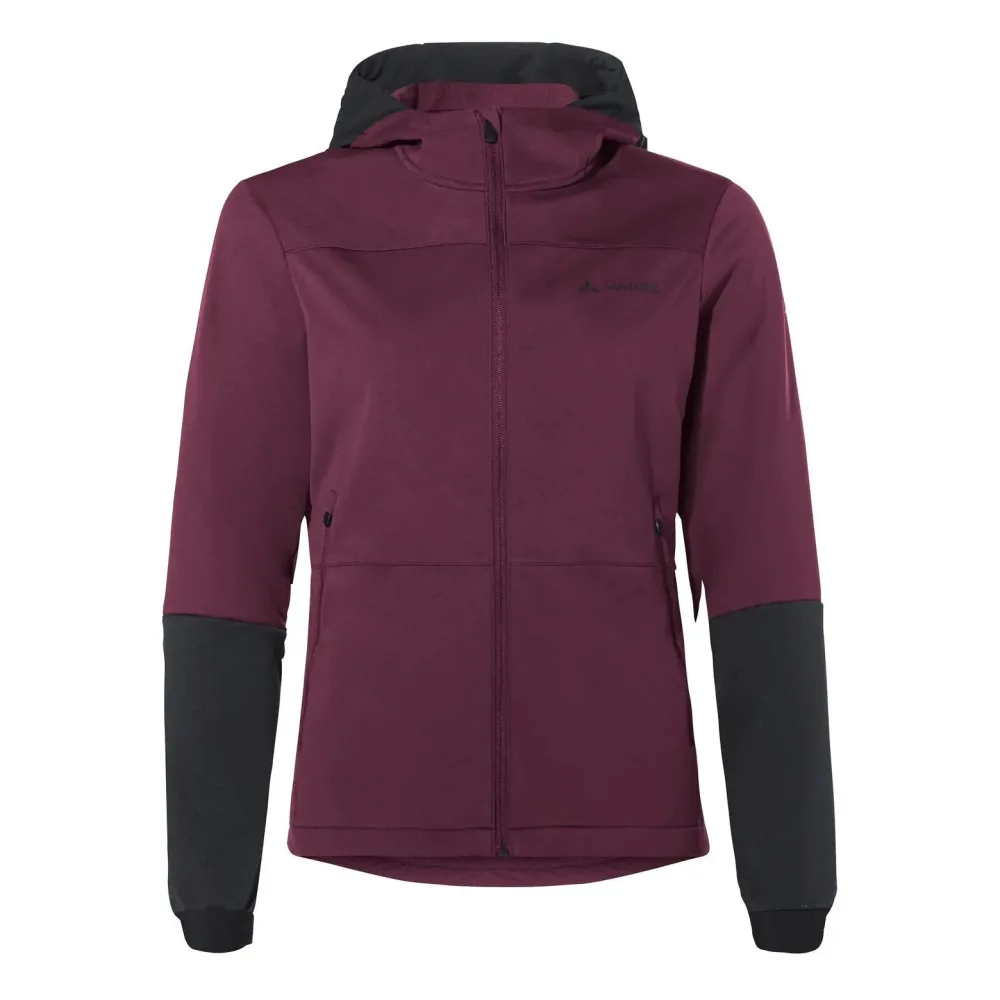 VAUDE - Qimsa Hooded Softshell Jacket, 36, Brombeere