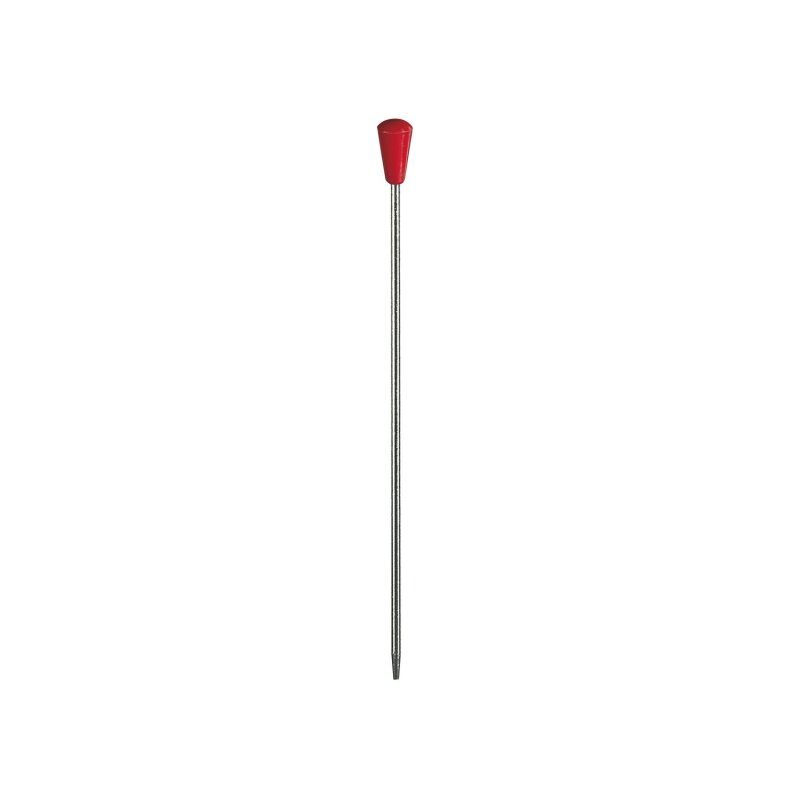 Comair Metallstecker mit Plastikkopf 85 mm rot 50 Stk.