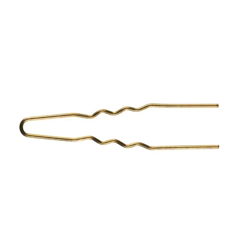 Comair Lockennadeln dick gold 45x1,20mm 50 Stück