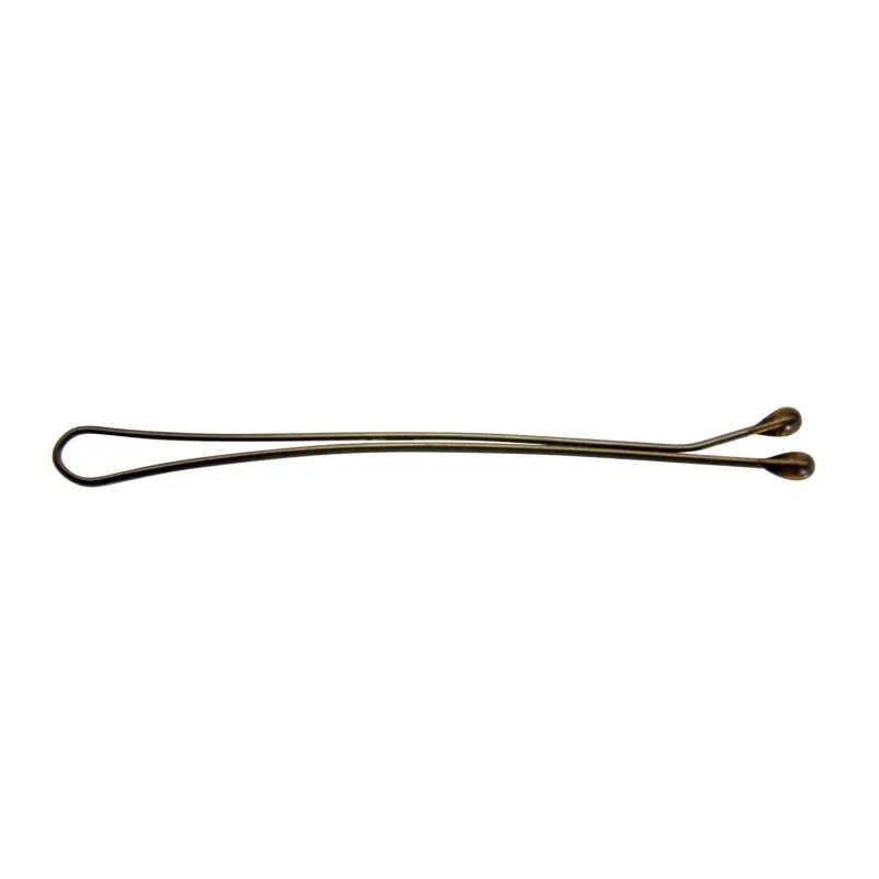 Comair Klassik Haarklemmen braun ca. 5 cm 24 Stück