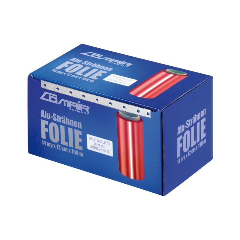 Comair Alufolie 14&micro; rot 12cmx150m Rolle