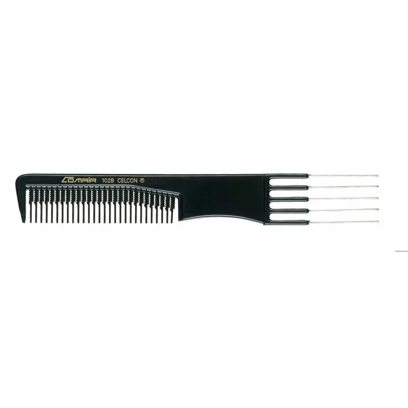 Comair Black Profi-Line 102 Toupier-Gabelkamm