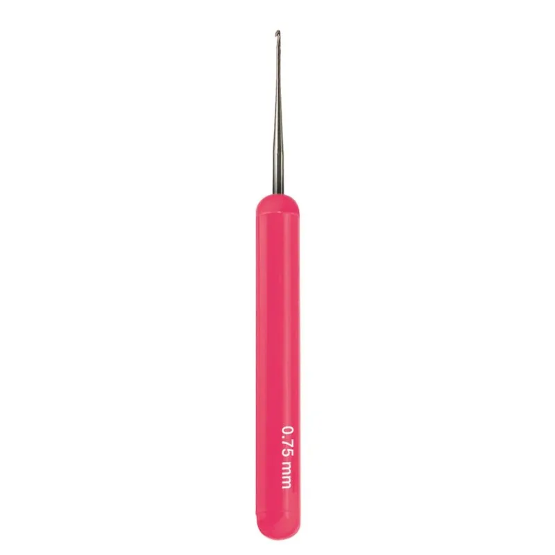 Comair Str&auml;hnennadel mit Halter 0,75 mm pink