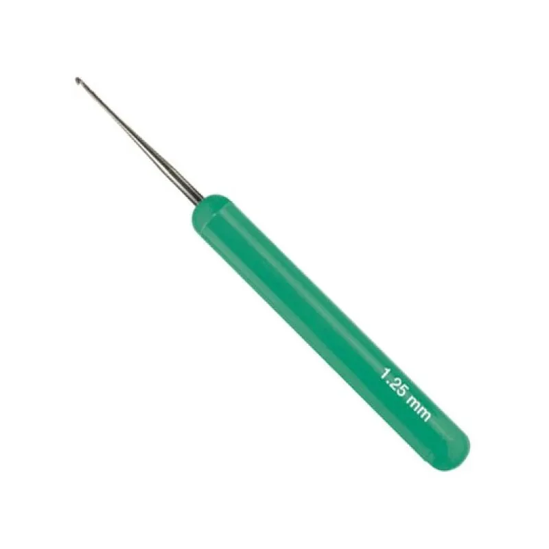 Comair Str&auml;hnennadel mit Halter 1,25 mm gr&uuml;n