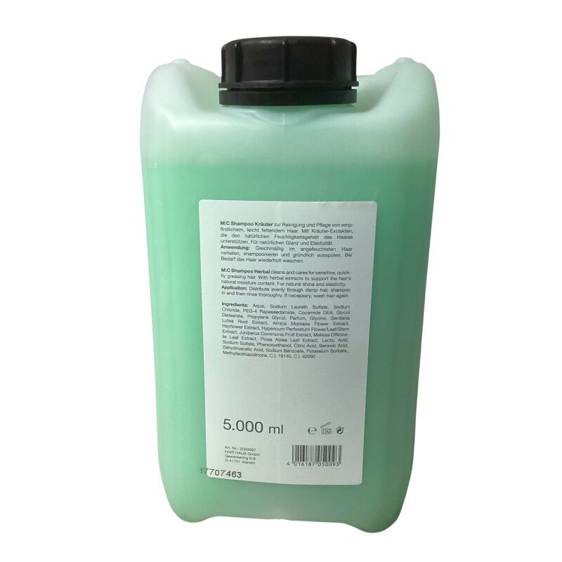M:C Shampoo Kr&auml;uter 5000ml f&uuml;r fettiges
