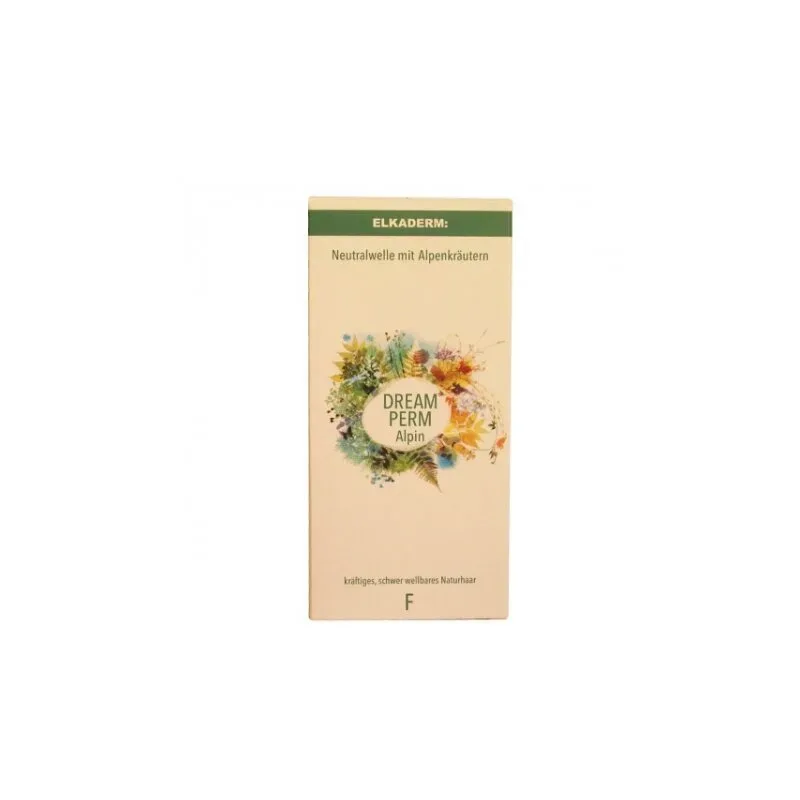 Elkaderm Dream Perm Alpin F normales/feines Naturhaar DW Set Well Lotion 80 ml + Fixierung 100 ml