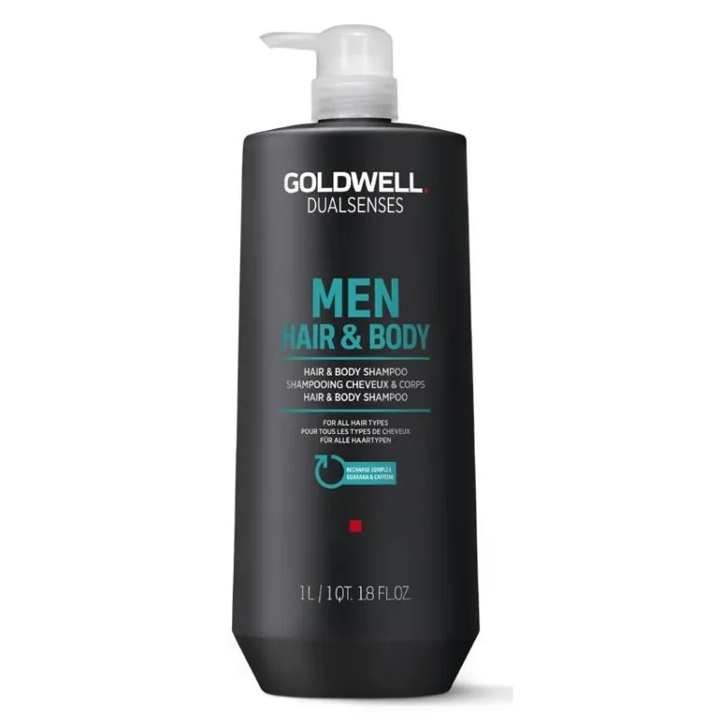Goldwell Dualsenses Men Hair & Body Körperreinigung 1000 ml Herren