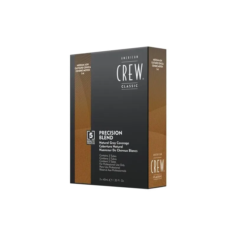 American Crew Precision Blend Natural Gray Coverage Medium Ash 3x40ml