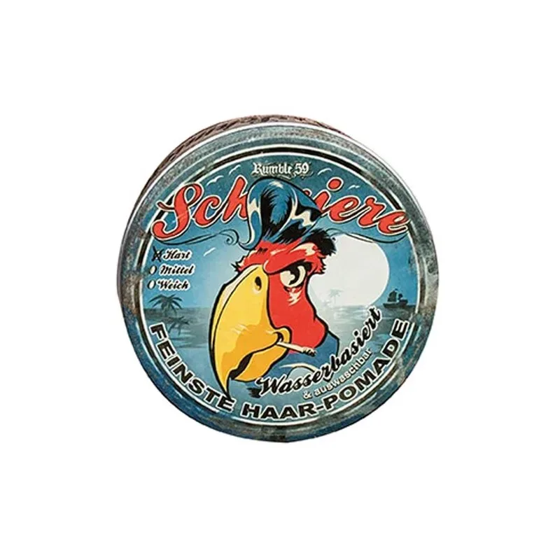 Rumble59 Schmiere Pomade Härtegrad hart 250 ml wasserbasierend,Aludose