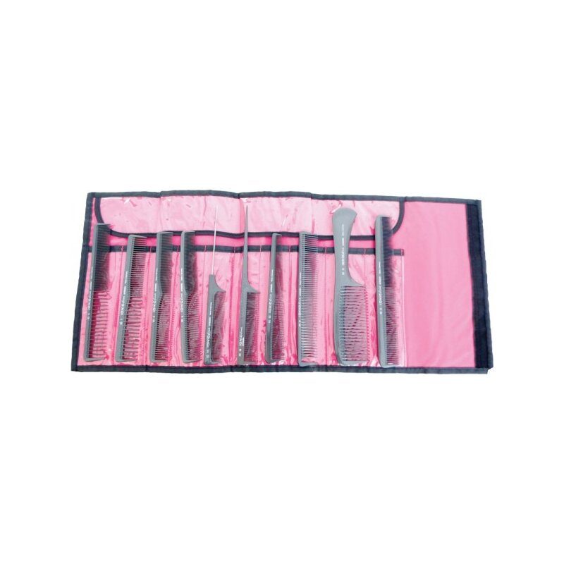 Hercules Sägemann IO Kammset pink/grau 10 Kämme