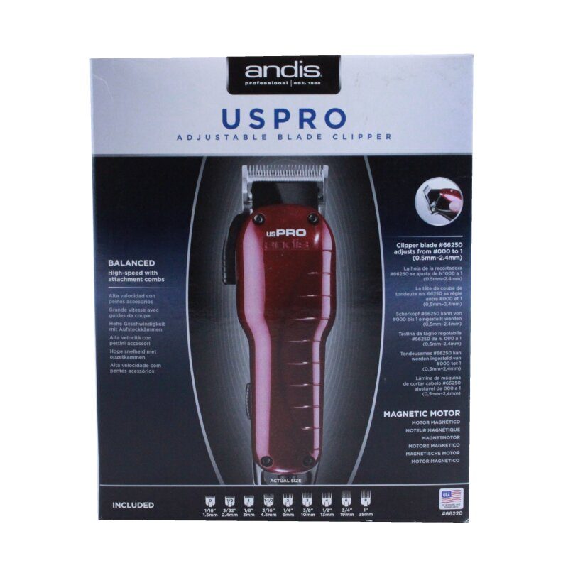 Andis HSM Clipper usPRO Red Haarschneidemaschine