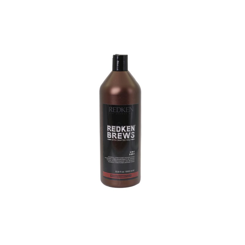 Redken Brews 3 in 1 Shampoo 1000ml