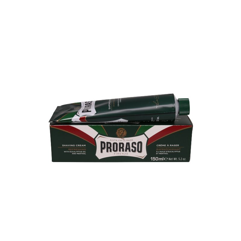 Proraso Green Line Shaving Cream Tube Refresh Eucalyptus 150 ml