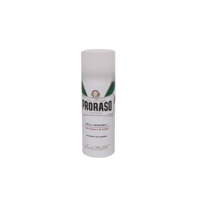 Proraso White Line Shaving Foam Sensitive Green Tea 50 ml