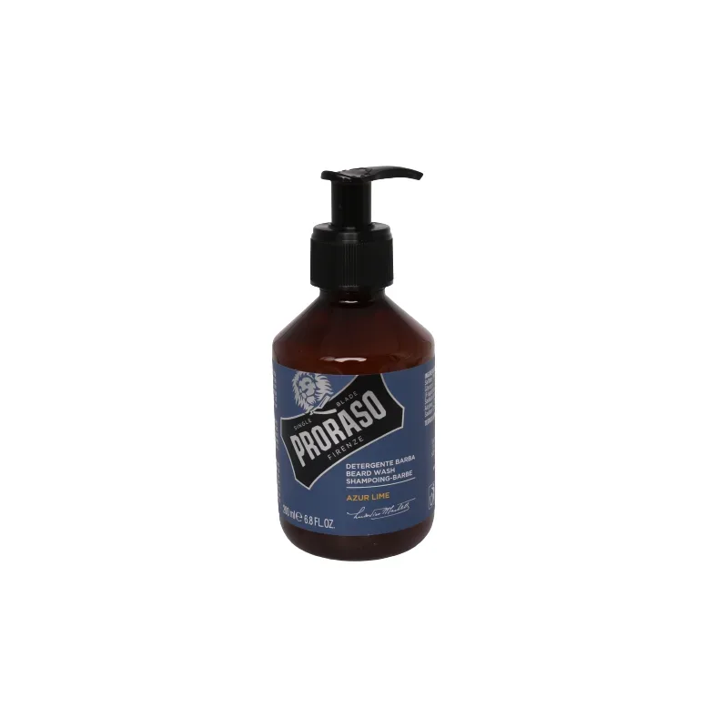 PRORASO Beard Wash Azur Lime Bartpflege 200 ml Herren