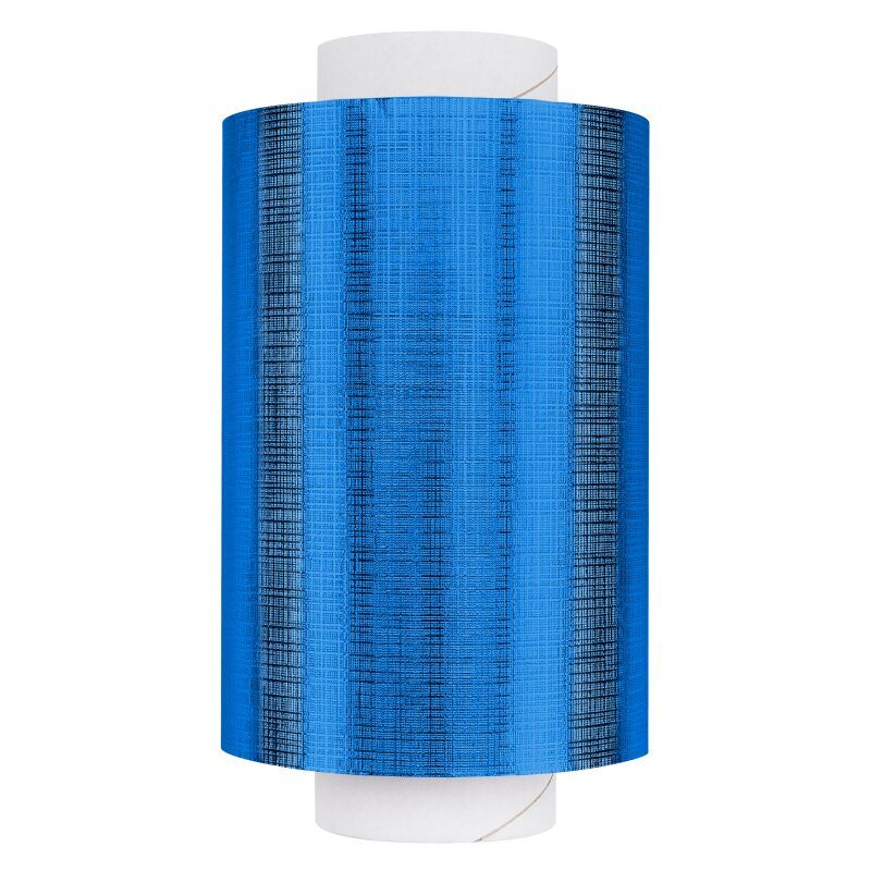Fripac Alu-Haarfolie Super-Plus 15 my Geprägt, 100 m x 12 cm Blau