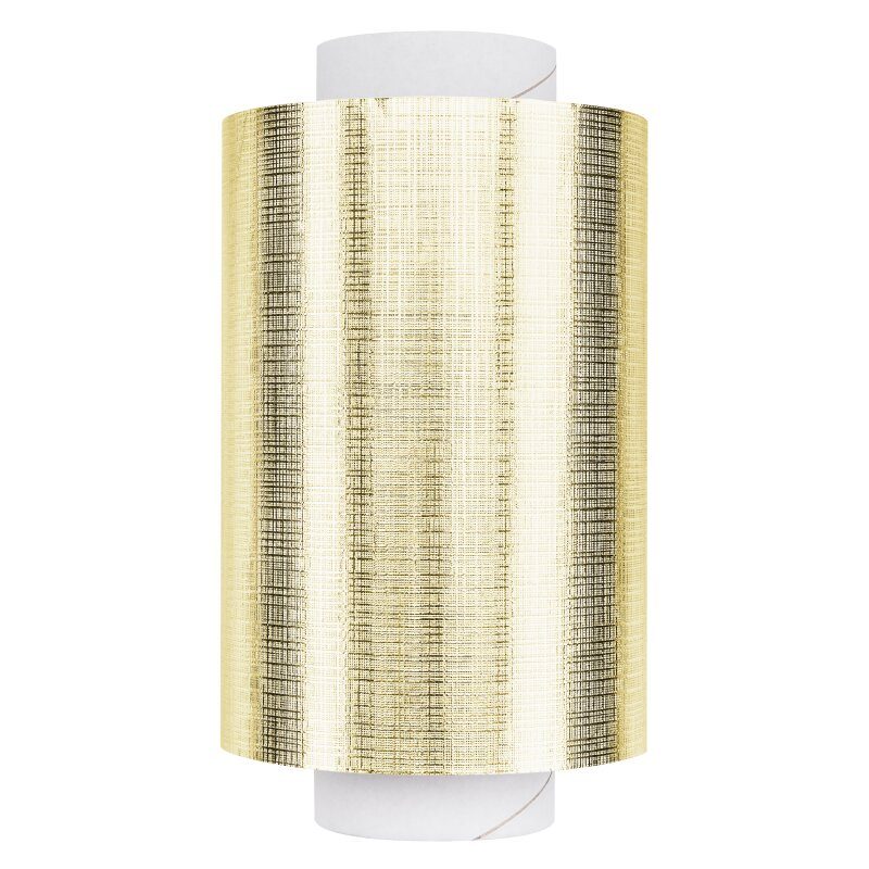 Fripac Alu-Haarfolie Super-Plus 15 my Geprägt, 100 m x 12 cm Gold