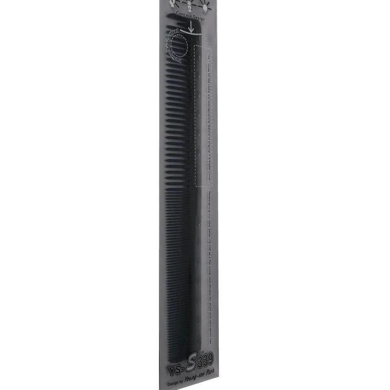 Y.S. Park Haarschneidekamm Nr. 339 Transparent-blau 180 mm