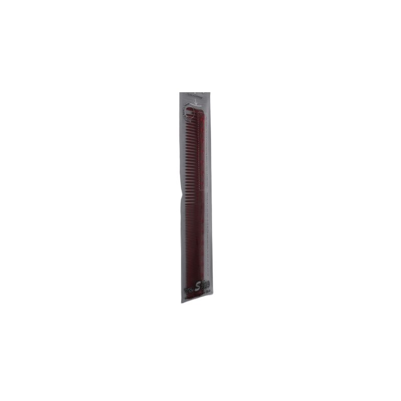 Y.S. Park Haarschneidekamm Nr. 339 Transparent-rot 180 mm