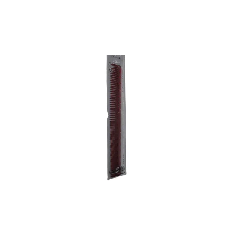 Y.S. Park Haarschneidekamm Nr. 339 Transparent-rot 180 mm
