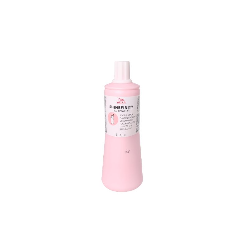 Wella Shinefinity Activator Bottle Usage 2% 1000 ml