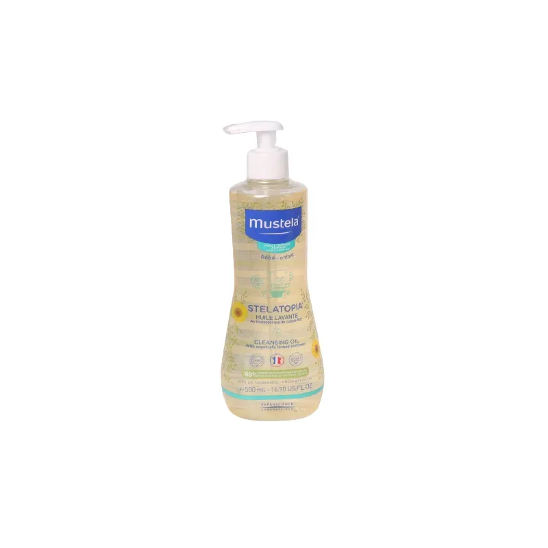 Mustela Bébé Stelatopia Waschöl 500 ml