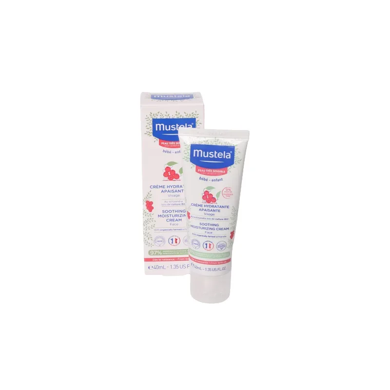 Mustela Bébé Beruhigende Gesichtscreme 40 ml