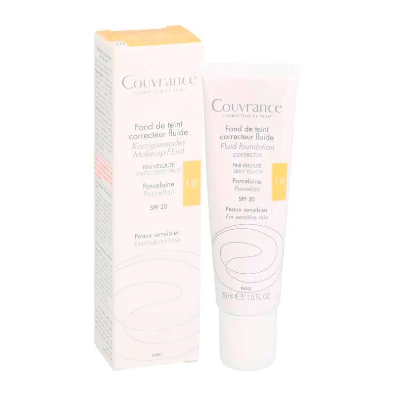 Avène Couvrance Korrigierendes Make-Up Fluid Porzellan 1.0 30 ml