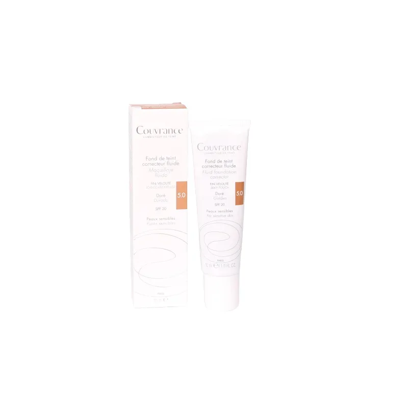 Avène Couvrance Fluid Foundation SPF20 5.0 Golden 30 ml