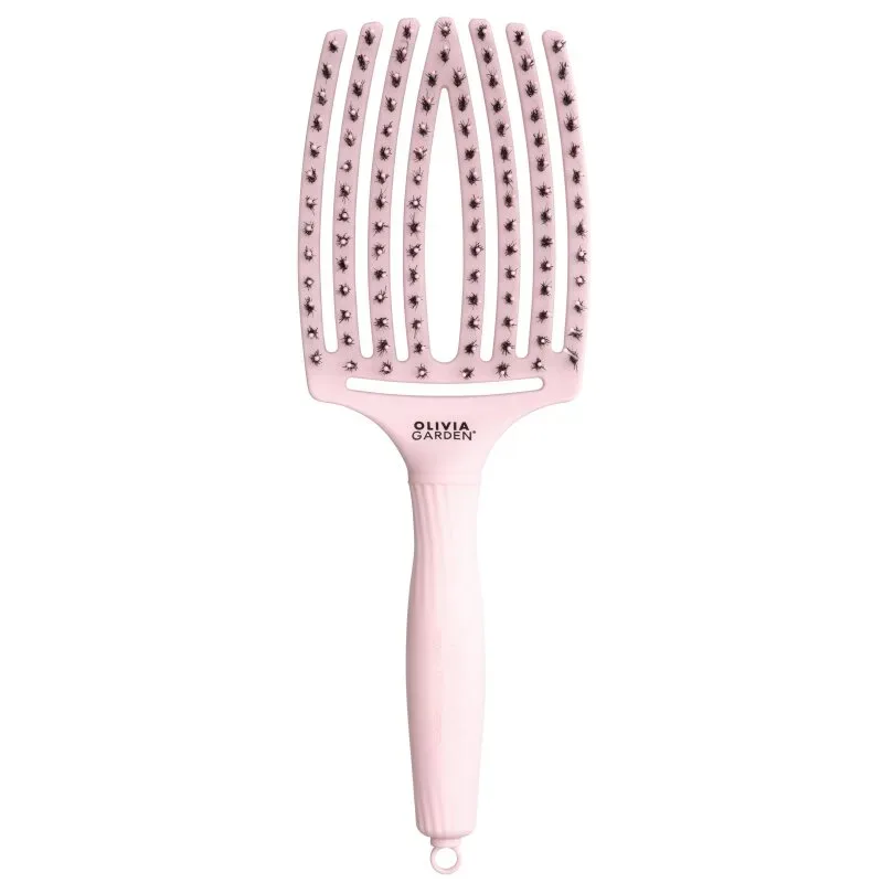 Olivia Garden FINGERBRUSH Fingerbrush Combo Pastel Pink Detangler 1 ct