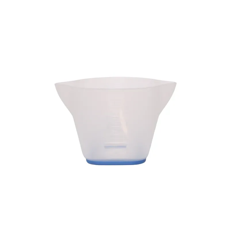 Comair Messbecher 450ml transp. blau Fuß rubberrzed