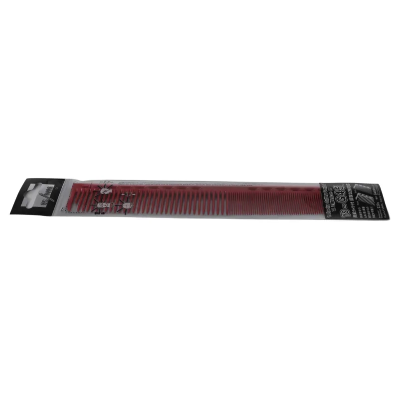 Y.S. Park Schneidekamm G45 rot mit Skala