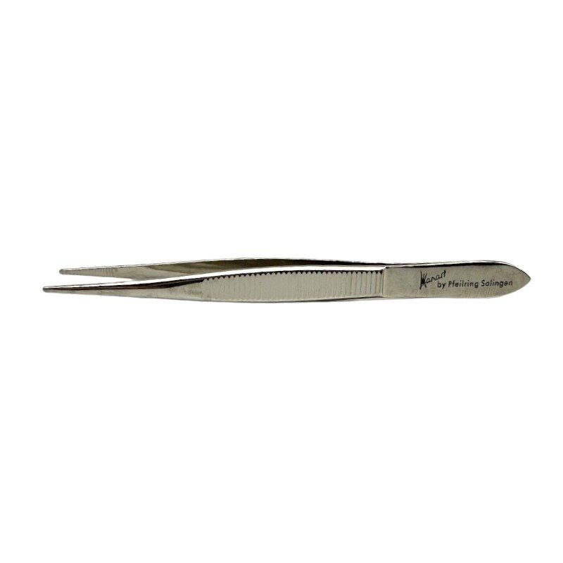 Pfeilring MANART Pinzette 8cm spitz, vernickelt PF-Blister
