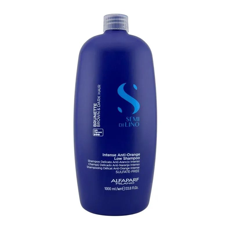 Alfaparf Semi di Lino Brunette Anti-Orange Low Shampoo 1000 ml