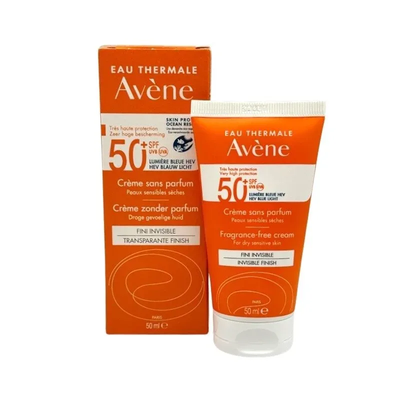 Avene - Sonnencreme SPF 50+ ohne Duftstoffe, Sonnenschutz, 50 ml