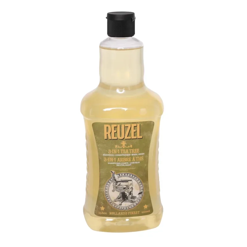 Reuzel 3-in-1 Tea Tree Shampoo 1000 ml Herren